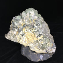 Fluorite with Calcite and Phantom Quartz