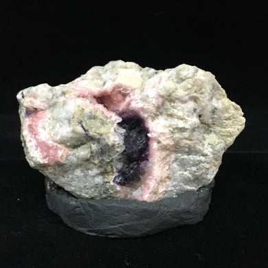 Rhodochrosite with Fluorite